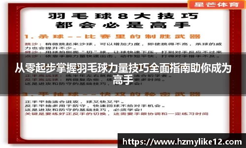 从零起步掌握羽毛球力量技巧全面指南助你成为高手